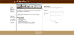 Desktop Screenshot of gentrypartners.com